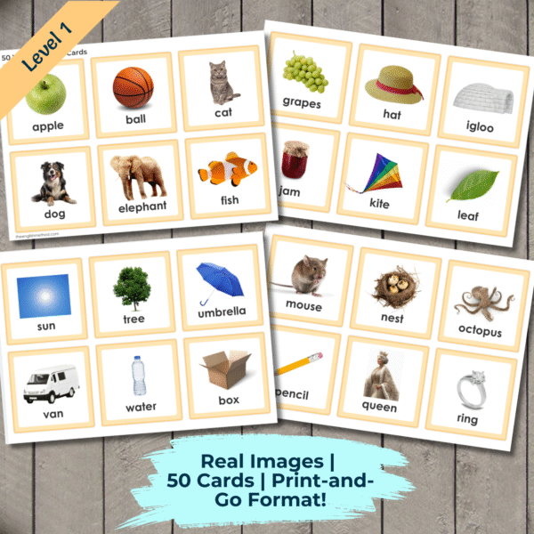 50 Words Picture Cards