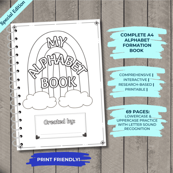 My Alphabet Book - Print Friendly