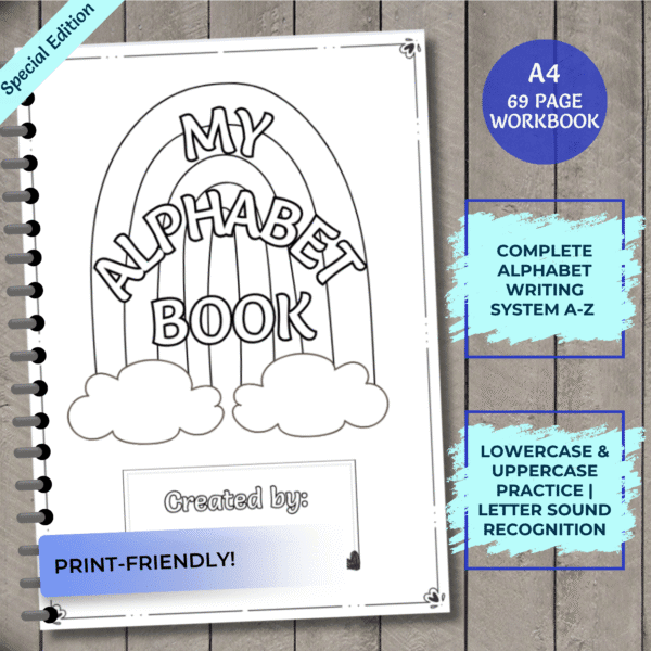 My Alphabet Book - Print Friendly