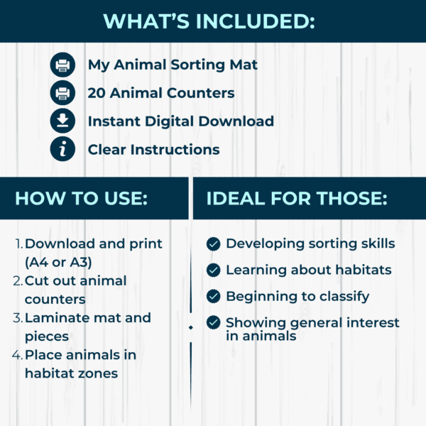 My Animal Sorting Mat - Image 2