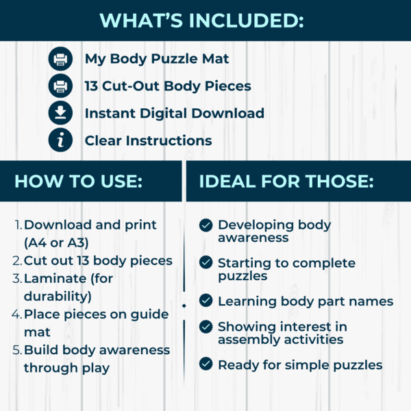 My Body Puzzle Mat - Image 3