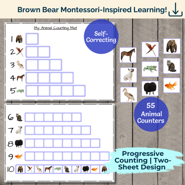 My Animal Counting Mat