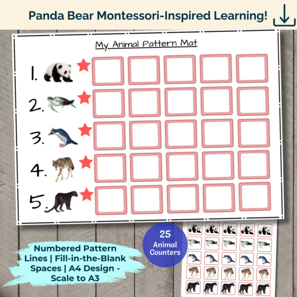 My Animal Pattern Mat