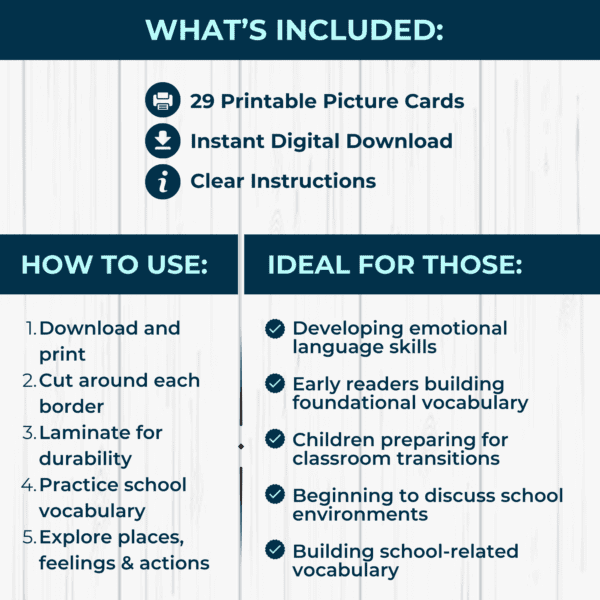 Vocabulary Picture Cards - Image 2