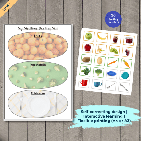 My Mealtime Sorting Mat