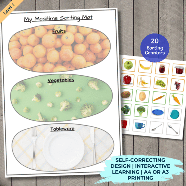 My Mealtime Sorting Mat