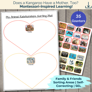 My Animal Relationships Sorting Mat