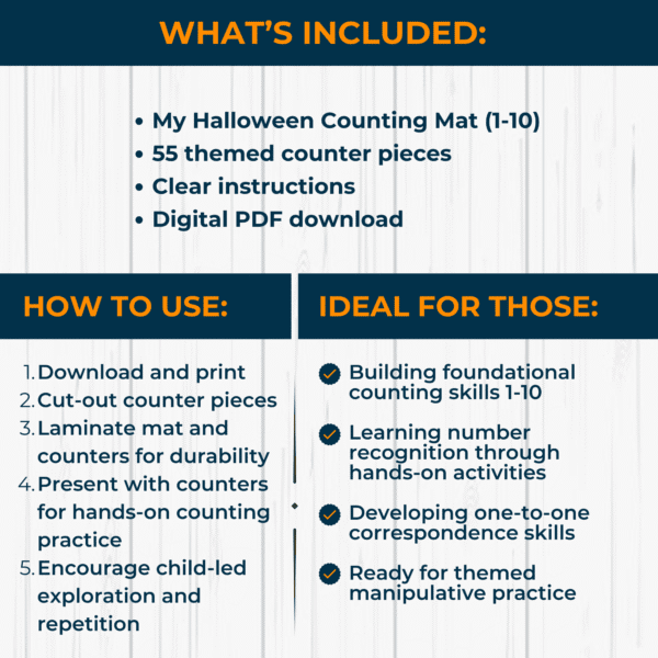 My Halloween Counting Mat - Image 2