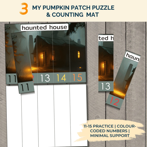 My Halloween Puzzle & Counting Mats - Image 5