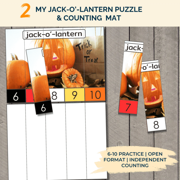 My Halloween Puzzle & Counting Mats - Image 4