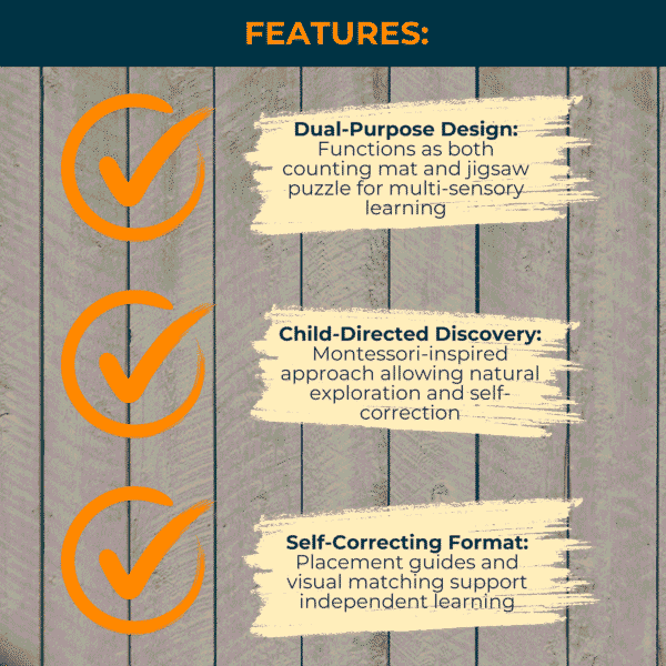 My Pumpkin Patch Puzzle & Counting Mat - Image 3