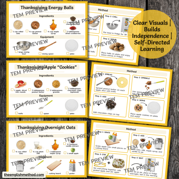 Thanksgiving Recipe Cards - Image 3