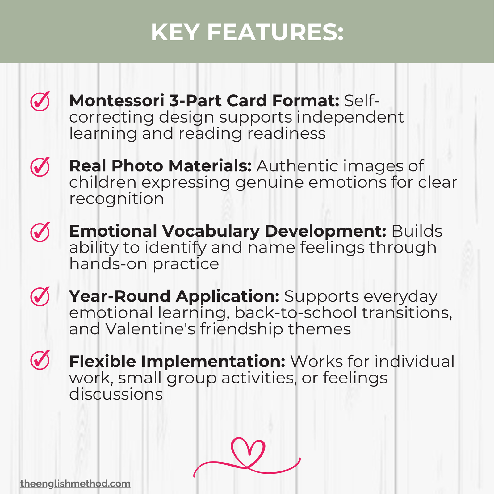 Feelings & Emotions 3-Part Cards - Image 4