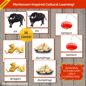 Lunar New Year 3-Part Cards