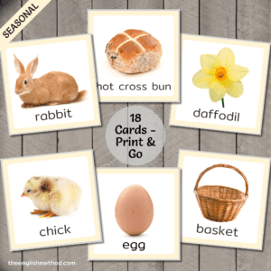 Easter Vocabulary Picture Cards