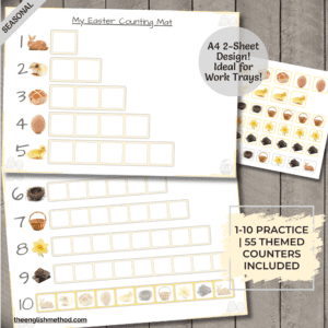 My Easter Counting Mat