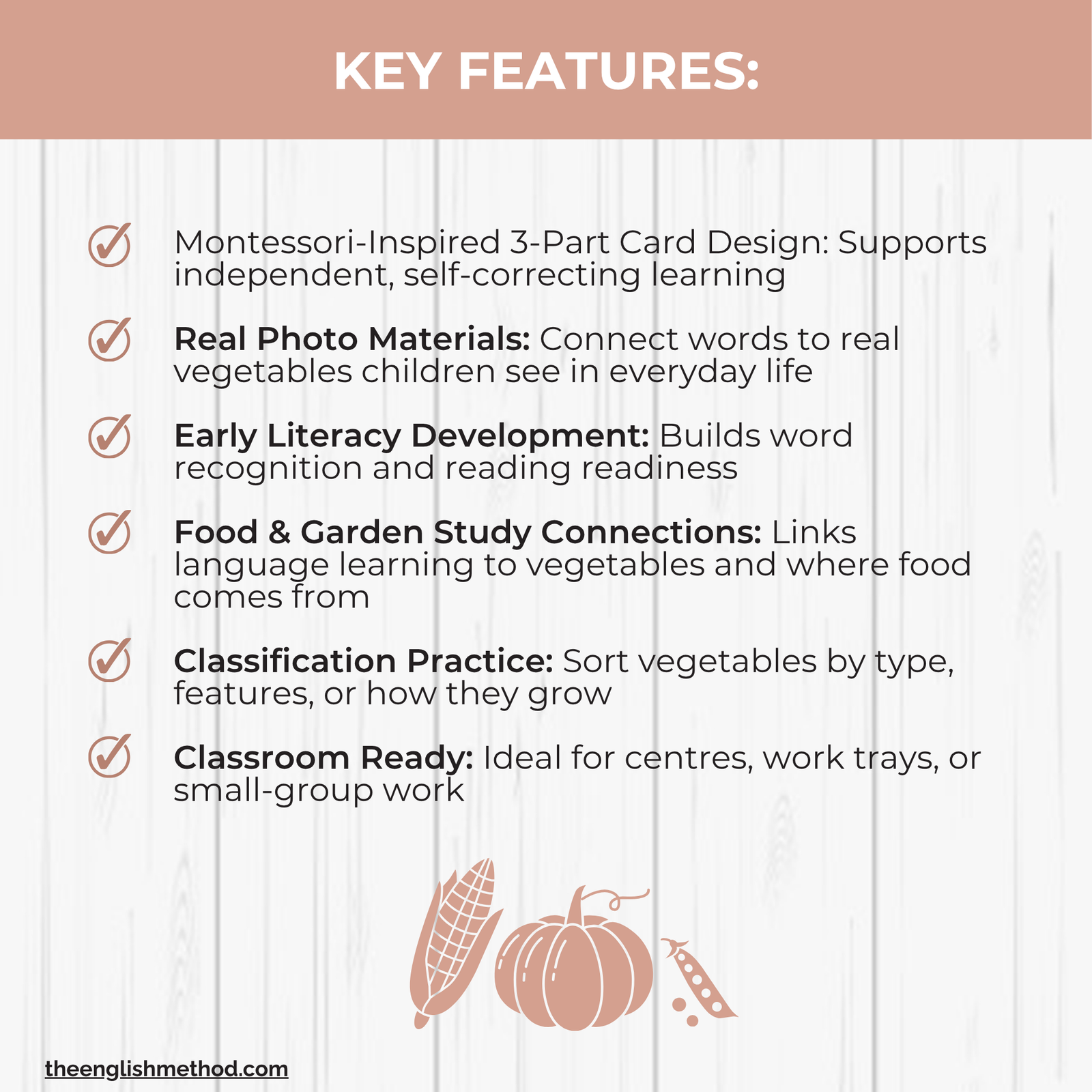 Vegetables 3-Part Cards - Image 4