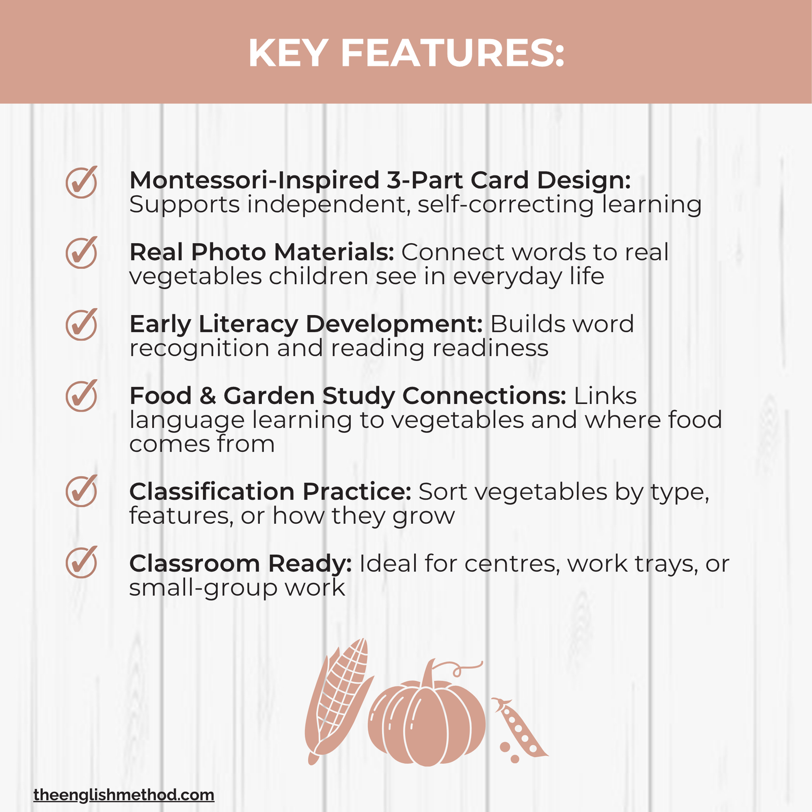 Vegetables 3-Part Cards - Image 4