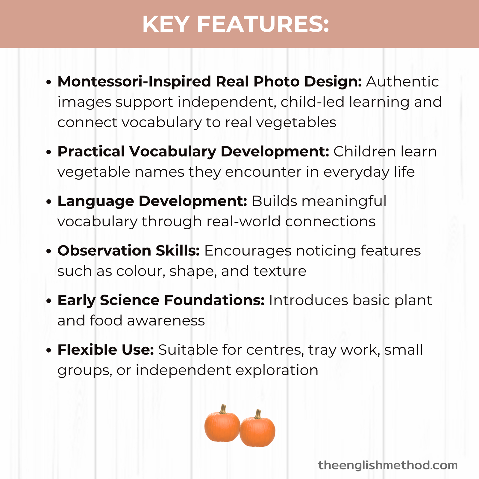 Vegetables Vocabulary Picture Cards - Image 4