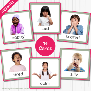 Feelings & Emotions Vocabulary Picture Cards