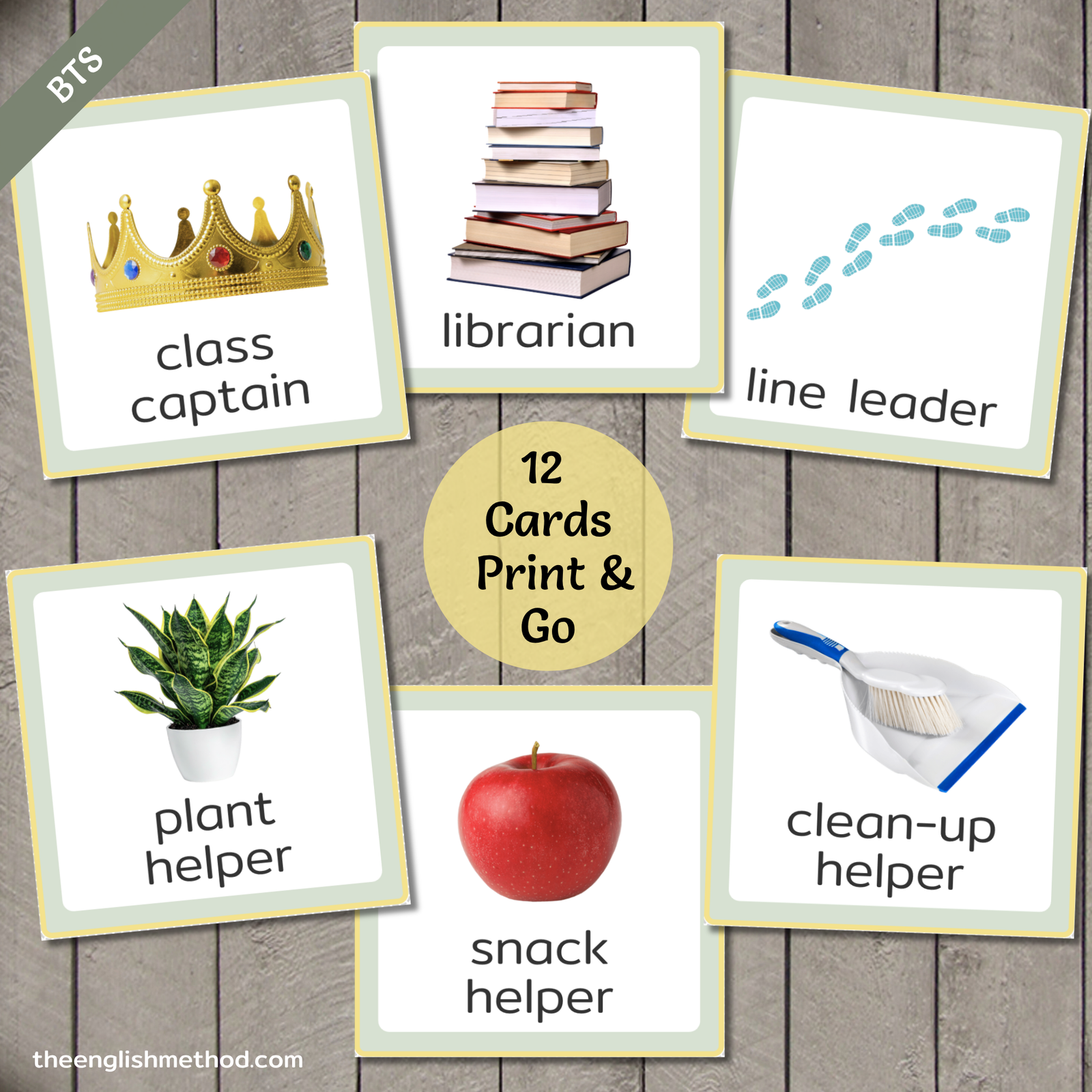 Classroom Job Cards
