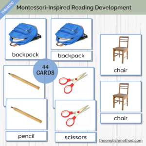 In the Classroom 3-Part Cards